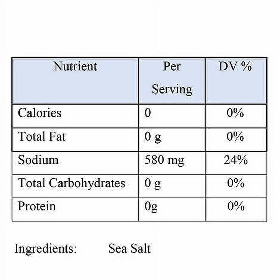 2 PACK | KS Kosher 100% natural Pure Sea Salt, 30 oz