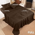 thumbnail image 2 of King Bed Sheet Set Piece Bedding Soft Brushed Microfiber Fabric Shrinkage & Fade Easy Care (), 2 of 7