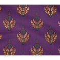 thumbnail image 4 of oneOone Cotton Flex Fabric Leaves & Floral Block Decor Fabric Printed BTY 40 Inch Wide, 4 of 4