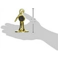thumbnail image 2 of Deltana DSF444U3 Cement Floor Mount Bumper with Holder; Bright Brass Finish, 2 of 2