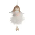thumbnail image 1 of Angel Girl Pendant Christmas Tree Pendant Xmas Doll Hanging Christmas Decorative（white）, 1 of 5