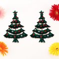 thumbnail image 5 of CIMAXIC christmas 2pcs Vintage Christmas Tree Brooch Rhinestone Inlaid Brooch for Xmas Winter Party,1.77"X1.34"X0.39", 5 of 5