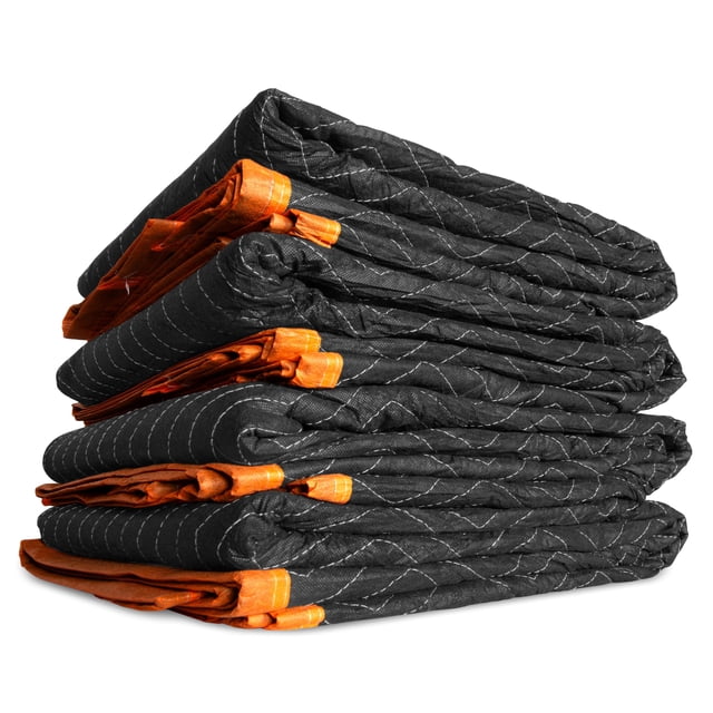 WEN Mantas móviles acolchadas resistentes de 72 x 80 pulgadas, paquete de 4 (272804)