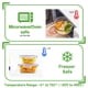 thumbnail image 4 of Contenedores de vidrio para almacenamiento de alimentos HOMBERKING, 12 juegos, color morado, 4 of 7