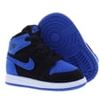thumbnail image 4 of Nike Jordan 1 Retro High OG Infant/Toddler Shoes Size 3, Color: Black/Royal Blue/White, 4 of 5