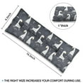 thumbnail image 4 of Rustic Brown Giraffe Print Seatbelt Pressure Relief Pillow - Post-Surgery Chest Protector for Women - Soft Cartoon Animal Design Cushion for Mastectomy/Heart Surgery Recovery, 4 of 7