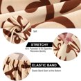 thumbnail image 4 of Solid Stretch Dining Room Chair Cover Removable Washable Slipcover 4pcs, 4 of 9