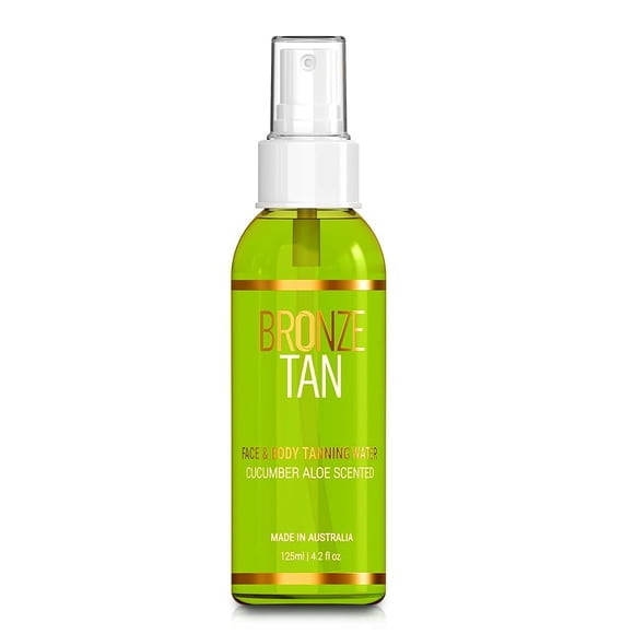 Spray de agua autobronceador Bronze Tan para rostro | Agua autobronceadora hidratante para un bronceado natural sin sol | Autobronceador ideal para todo tipo de piel | Bronceado falso edificable 125 m