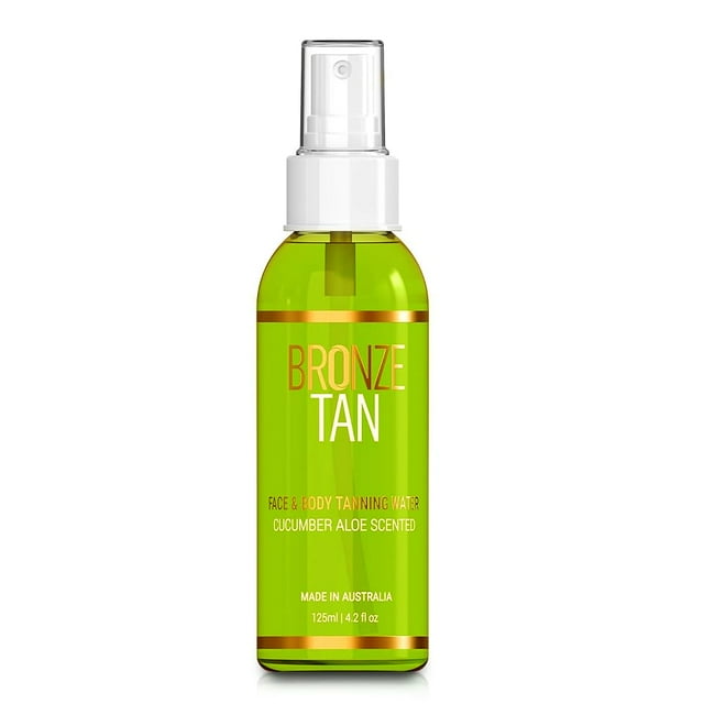Spray de agua autobronceador Bronze Tan para rostro | Agua autobronceadora hidratante para un bronceado natural sin sol | Autobronceador ideal para todo tipo de piel | Bronceado falso edificable 125 m
