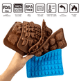 thumbnail image 3 of WNF GROUP Silicone Molds for Chocolate Chocolate Molds Silicone for Baking Molding Chocolate and Candy Silicone Baking Molds for Silicon Desserts Gummies Pack of 5, 3 of 5