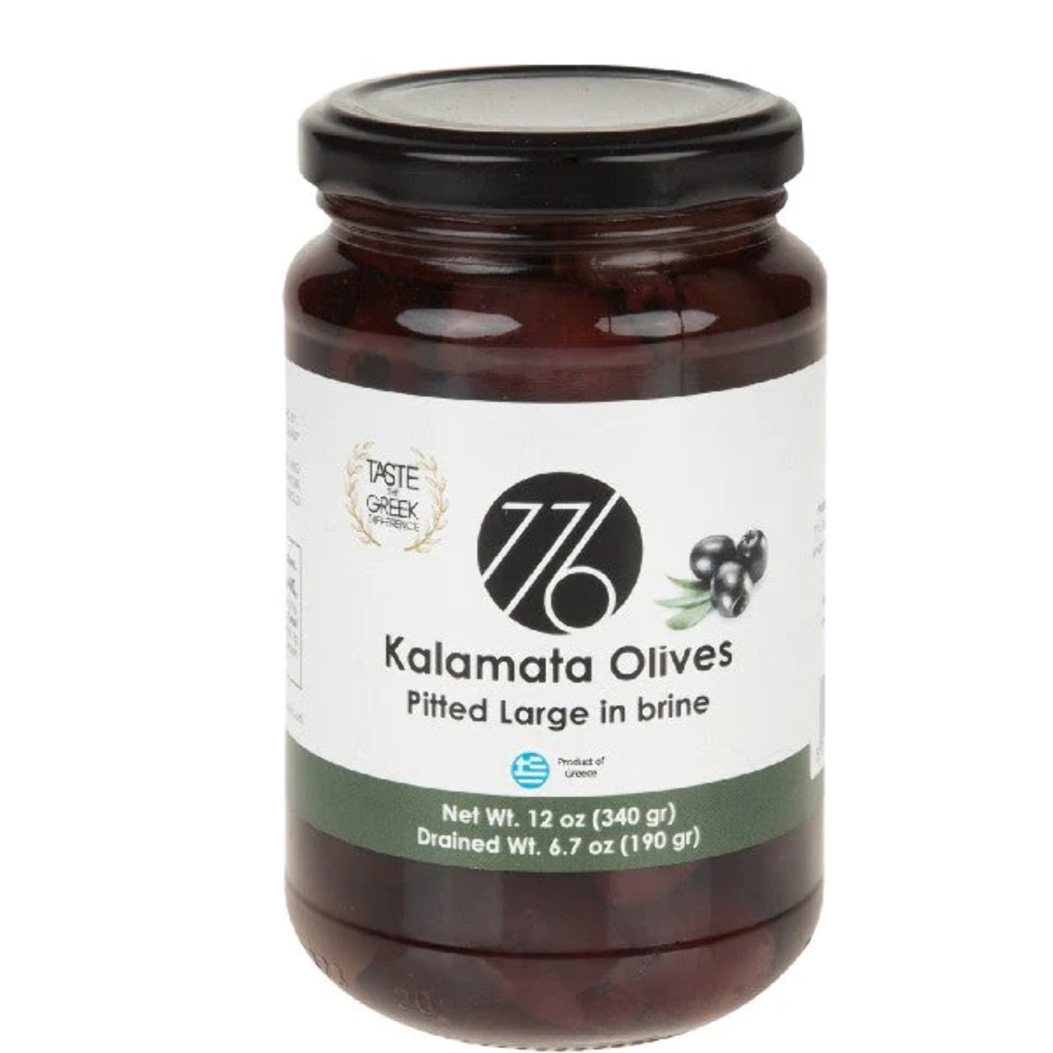 776 Deluxe Kalamata Olives Pitted Large in Brine