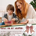 thumbnail image 2 of FOCUSNORM Christmas Tree Ribbons Contrast Color Stripe Pattern Wide Christmas Mesh Ribbons for Tree and Wrapping Presents, 2 of 8