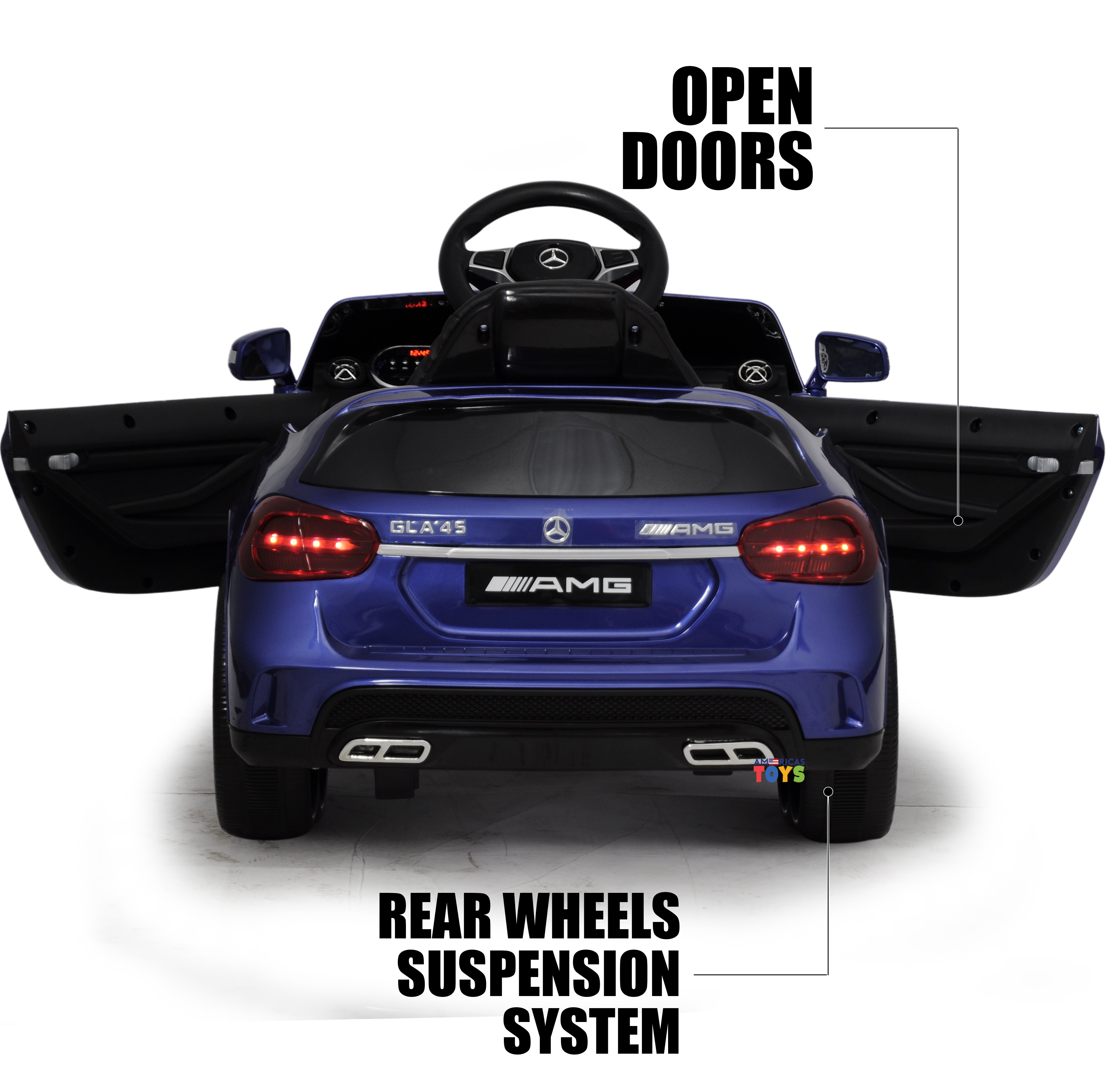 Mercedes GLA45 12 V Powered Ride on Car for Kids with Remote Control