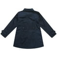 thumbnail image 2 of Richie House Girls' Double-breasted Coat with Lapel Collar RH1668, 2 of 2