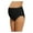 Black, variant on NBB Women's Adjustable Maternity high cut Cotton underwear Brief (Black, Small)