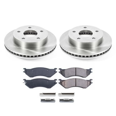 Ultimate Brakes Front Semi-Metallic Brake Pad and Rotor Kit with Hardware WM80613