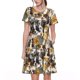 thumbnail image 1 of Disketp Cute Dog para Vestido de Manga Corta para Mujeres, Vestidos de Verano para Mujeres, Casual y Holgado para la Playa, 1 of 6
