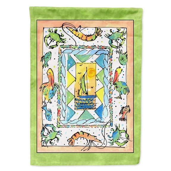 Crab Flag Canvas House Size