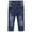 Blue-2091, variant on KIDSCOOL SPACE Baby Boys Girls Little Kid Elastic Ripped Jeans StoneWashed Pants,18-24 Months
