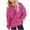 Hot Pink, variant on Bnwani Kids Hoodies Girls Crew Neck Long Sleeve Pockets Sweatshirt Graphic Printed Tops Pullover
