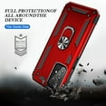 thumbnail image 5 of Xhy Samsung Galaxy A23 5G Case with Screen Protector and Magnetic Ring Mount Kickstand Military Grade Full Body Double Layer Drop Protection Rugged Durable Detachable for Galaxy A23 5G Phone - Red, 5 of 10