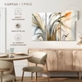 thumbnail image 5 of Elephant Stock Abstract Deluge Wall Art - Horizontal Multi Panel Canvas - Living Room Wall Decor - Floral And Botanical Multi Panel - White And Gray Decor By Jill Martin - 74" x 48", 5 of 8
