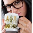 thumbnail image 2 of 3dRose, Picture Of 1800 Drawing Of Famous Biologist Squids, 15oz Two-Tone Black Mug, 2 of 7