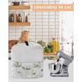 thumbnail image 4 of Sage Green Flowers Stand Mixer Dust Cover with Storage Pocket & Handles,Watercolor Retro White Floral Leaves Fits All Tilt Head & Bowl Lift Kitchen Appliance Cover Organizer Bag Accessories,6-8 Quart, 4 of 6