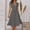 Grey, variant on Women's Casual Dress Summer Dresses For Women Long V Neck Beach Dress Elegant A Line Midi Dress Knee Length Party Dress Polka Dress High Waisted Boho Dress Gray XL