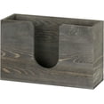 thumbnail image 5 of MyGift Vintage Gray Wood Wall Mounted Bathroom Paper Towel Holder, Disposable Hand Towel Dispenser Guest Restroom, 5 of 6