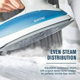 thumbnail image 4 of Maytag Digital Smart Fill Steam Iron & Vertical Steamer with Pearl Ceramic Sole Plate, Removable Water Tank + Thermostat Dial, Grey/Blue, M1400, 4 of 7