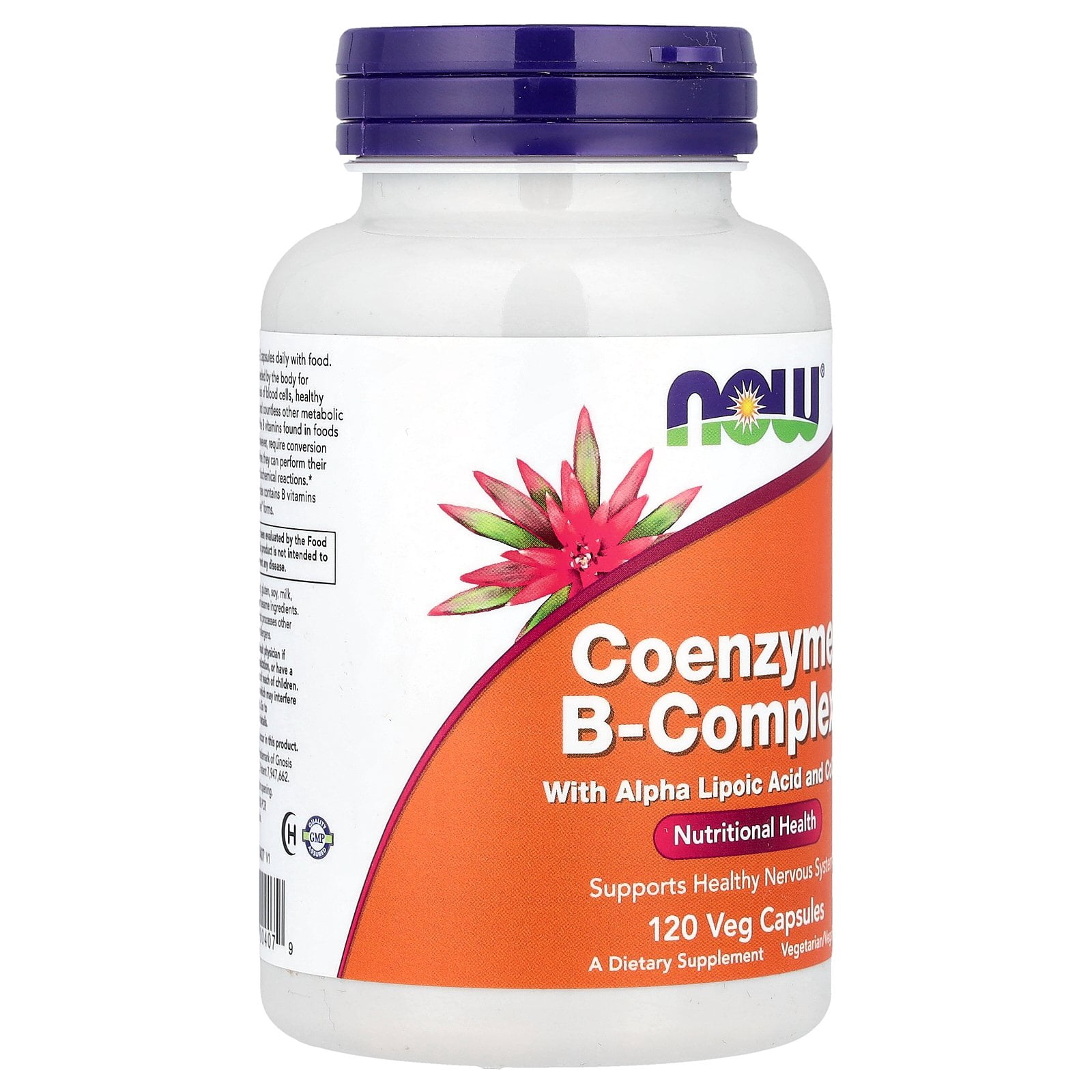 NOW Foods Coenzyme B-Complex With Alpha Lipoic Acid and CoQ10, 120 Veg Capsules