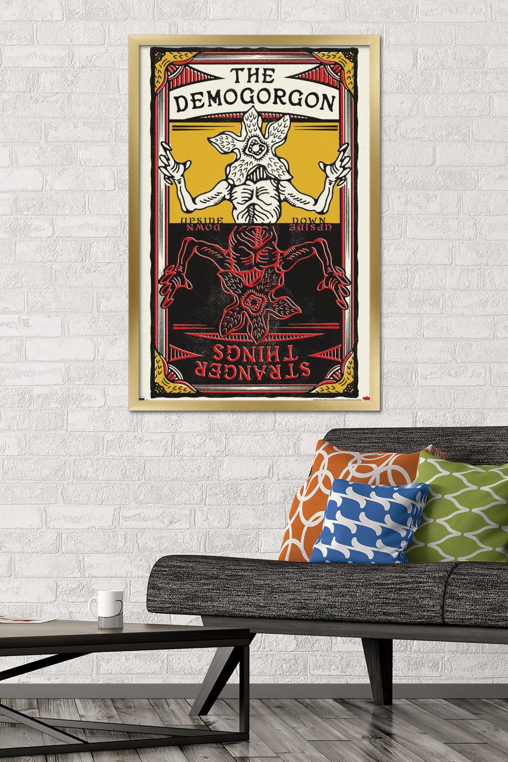Netflix Stranger Things: Season 4 - Demogorgon Card Wall Poster, 22.375" x 34" Framed