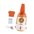 thumbnail image 4 of Siruishop Desktop Vacuum Cleaner Elegant Power Table Dust Cleaner for Office Dorm Desk Orange White, 4 of 8