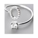 thumbnail image 2 of Fiudx Joyería En Alfabeto, Collar Moderno En Diamantes, Pulsera con Incrustaciones En Diamantes de Imitación, Anillo de Aleación de Metal, Accesorio para Bodas, Idea de Regalo para Mujer, Estilo Mode, 2 of 2