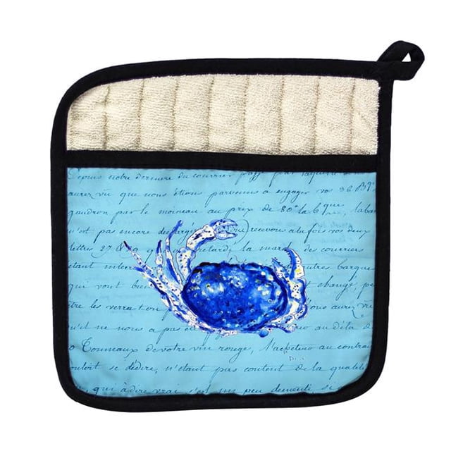 Betsy Drake PT351 Porte-Crabe Alphabet Bleu