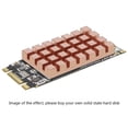 thumbnail image 3 of Yammee Pure Copper for M.2 2260 Heatsink Cooler Solid State Hard Drive Radiator 32x18mm, 3 of 10