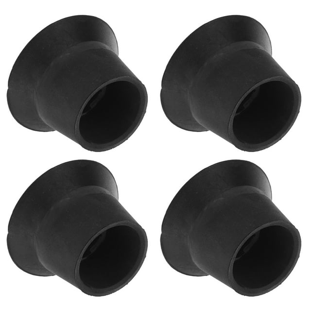 NUOLUX 4Ud Tapones De Goma Negros Para Patas De Con Protección Antideslizante Y Antirruido