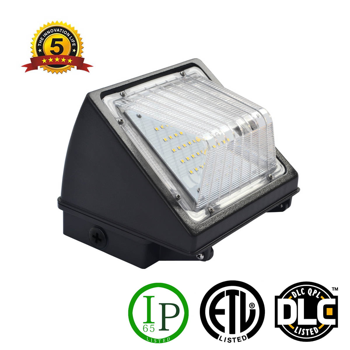 120W LED Wall Pack Commercial Industrial Light Outdoor Security Lighting Fixture 