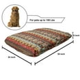 thumbnail image 2 of Colorful Pet Bed, Aztec Pattern with Birds Flowers and Arrows Ethnicity Native Cultures, Chew Resistant Pad for Dogs and Cats Cushion with Removable Cover, 24" x 39", Multicolor, by Ambesonne, 2 of 4