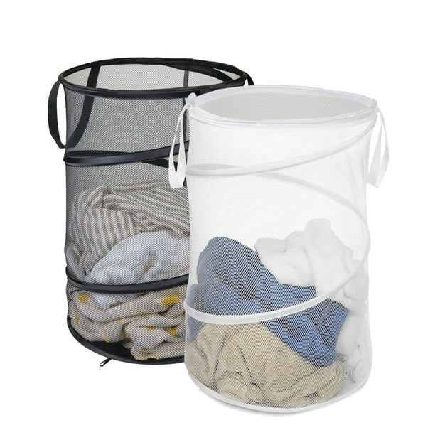 EEEkit Pop Up Mesh Laundry Hamper Portable & Collapsible Popup Laundry ...