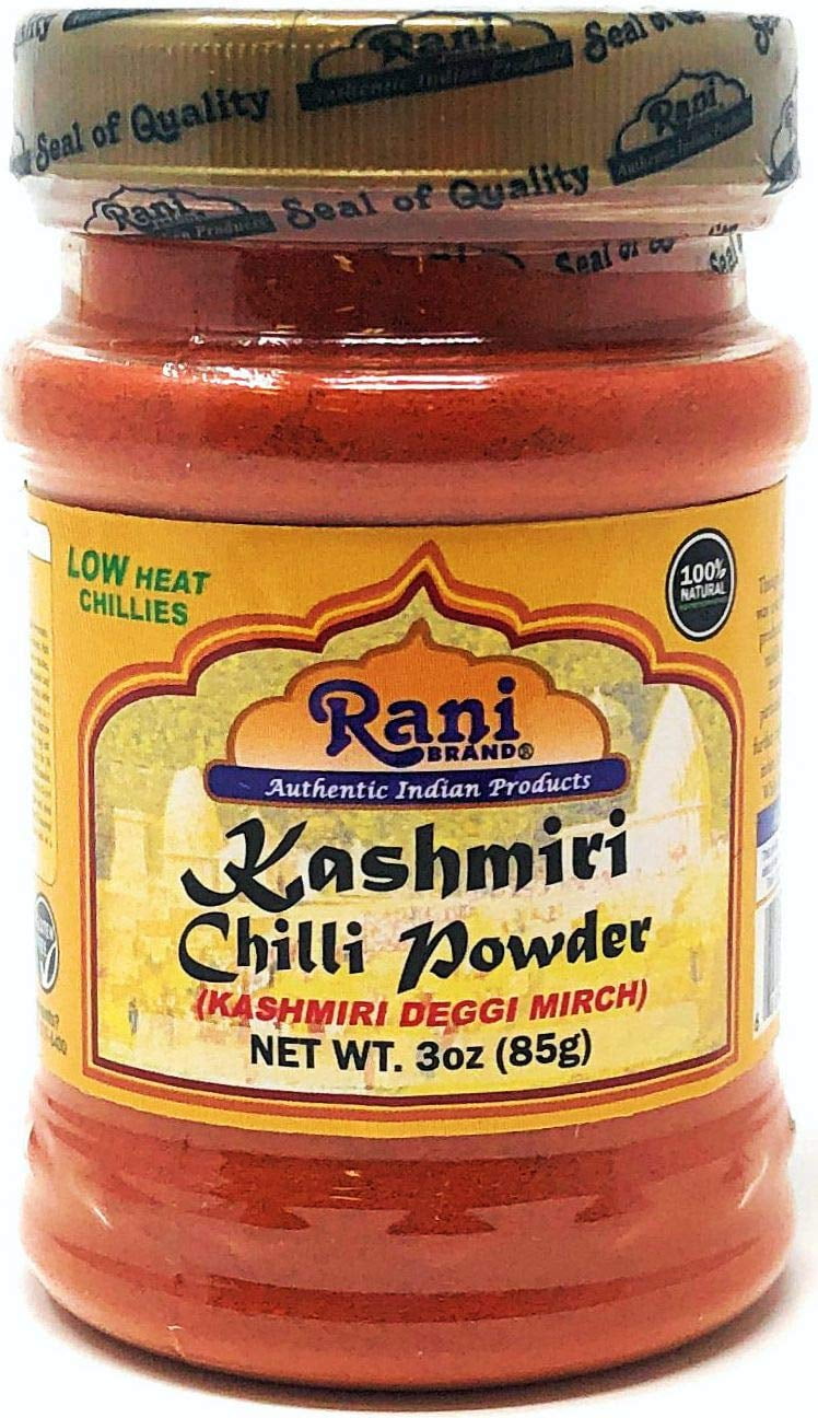 Rani Kashmiri Chilli Powder (Deggi Mirch, Low Heat) Ground Indian Spice
