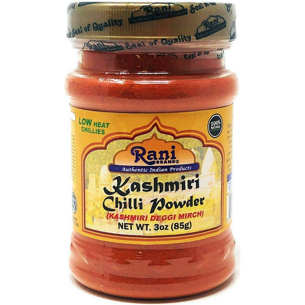 Rani Kashmiri Chilli Powder (Deggi Mirch, Low Heat) Ground Indian Spice