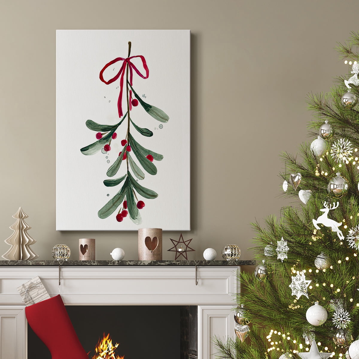 Warm Winter Wishes V- Gallery Wrapped Canvas