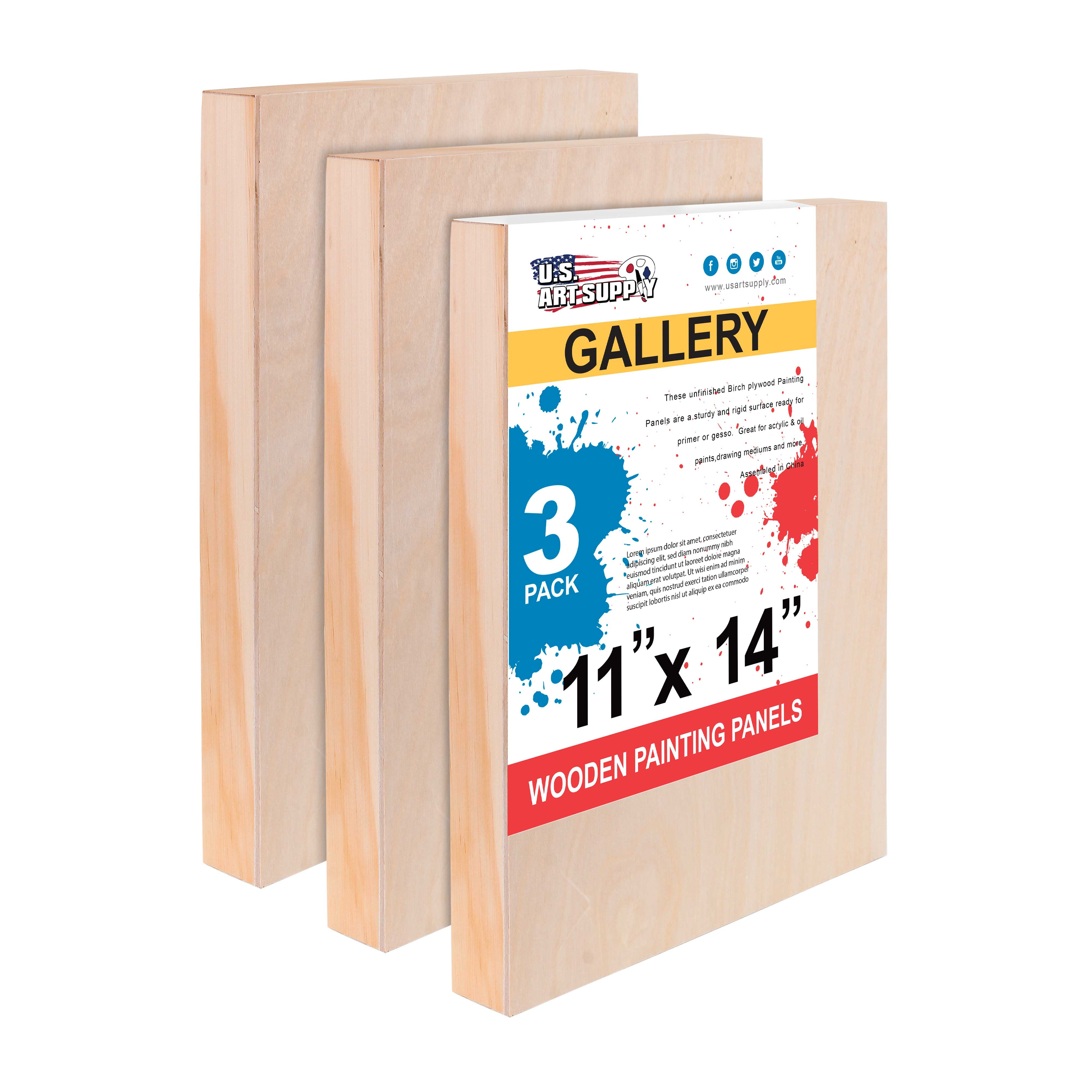 - Artist Depth Wooden Wall Canvases Gallery 1-1//2 Deep Cradle Encaustic Oil U.S Art Supply 10 x 10 Birch Wood Paint Pouring Panel Boards Pack of 4 Painting Mixed-Media Craft Acrylic