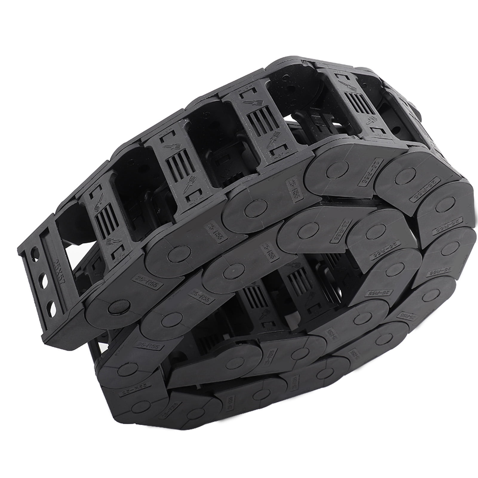 Drag Chain Cable Carrier, 100cm Nylon Drag Chain, Nylon Cable Drag