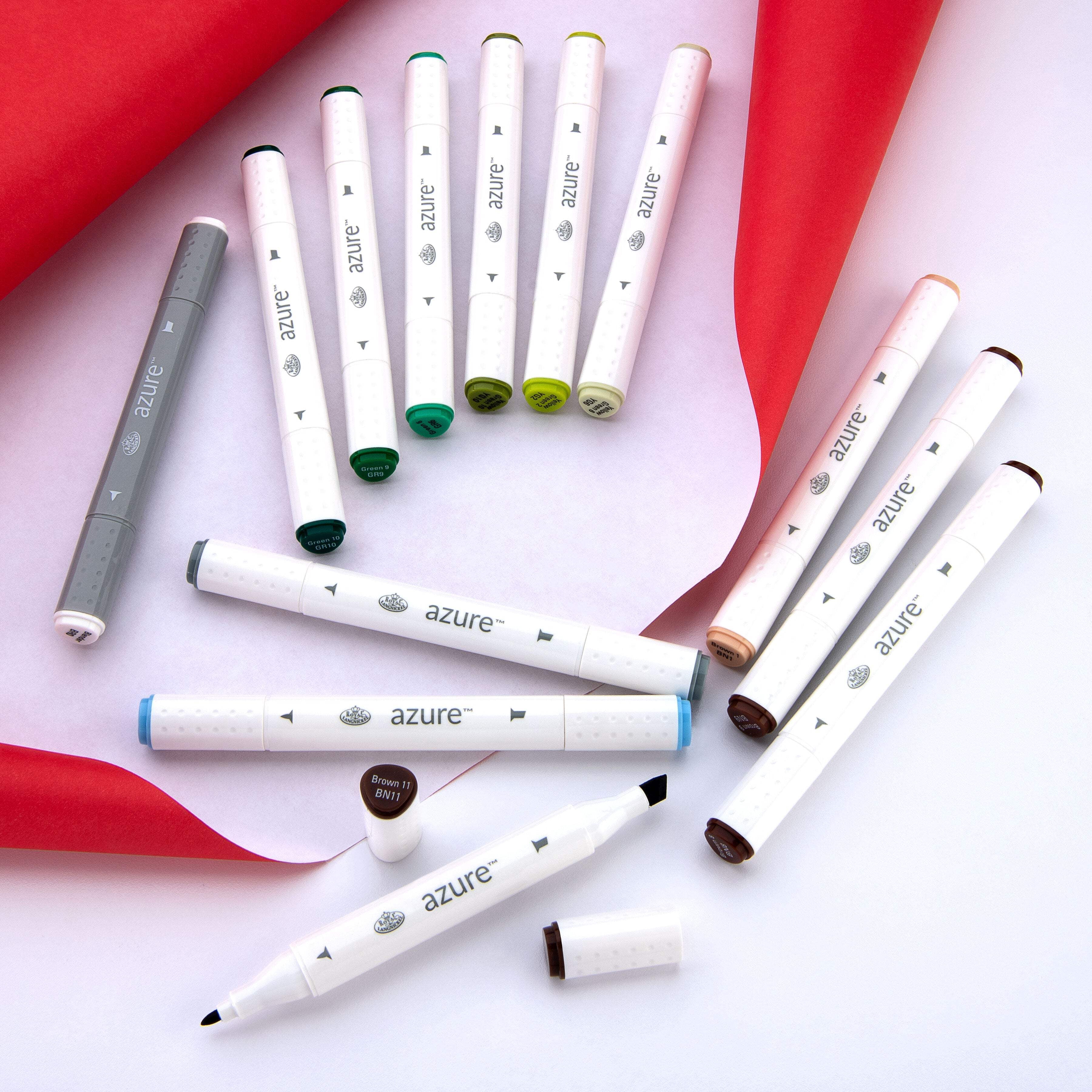 Royal & Langnickel Azure Marker Set 13/Pkg-Forest Colors