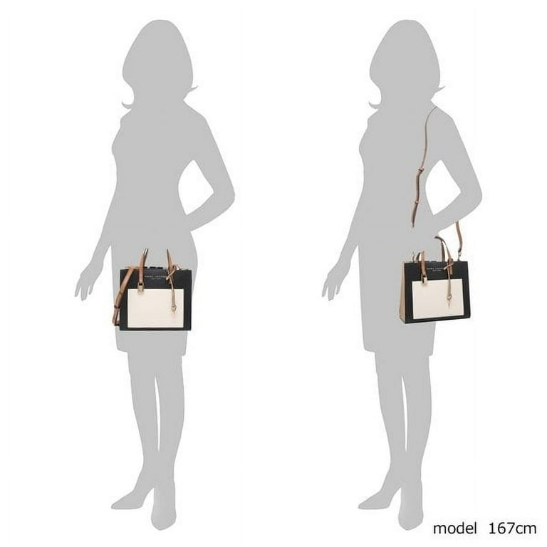 Marc Jacobs Grind Mini Smoked Almond Colorblock Leather Tote Marc Jacobs Grind Mini Smoked Almond Colorblock Leather Tote