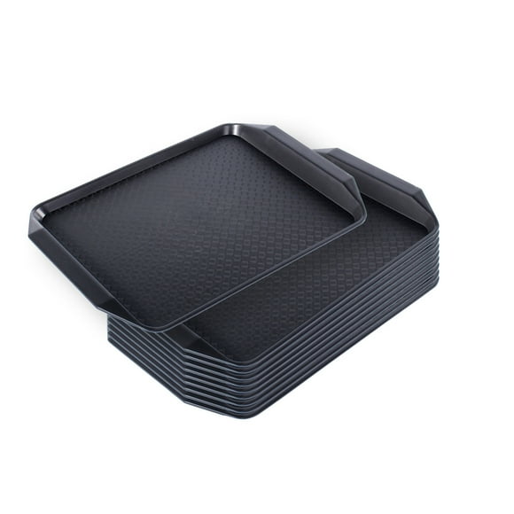 Amdohai 10pcs Serving Tray Food Tray Dinner Tray Cafeteria Tray Café