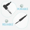 thumbnail image 3 of Raindrops 8pcs Bass Guitar Cable Black Rubber Secure Connection for Home Use, 3 of 6